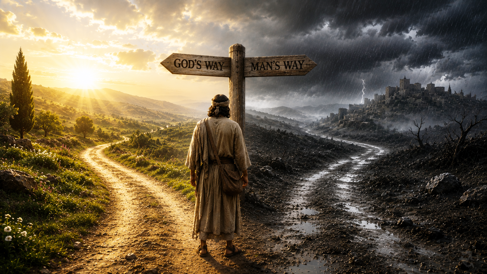 Jeremiah 6:16 - Yahweh says, “Stand in the ways and see, and ask for the old paths, ‘Where is the good way?’ and walk in it, and you will find rest for your souls. But they said, ‘We will not walk in it.’