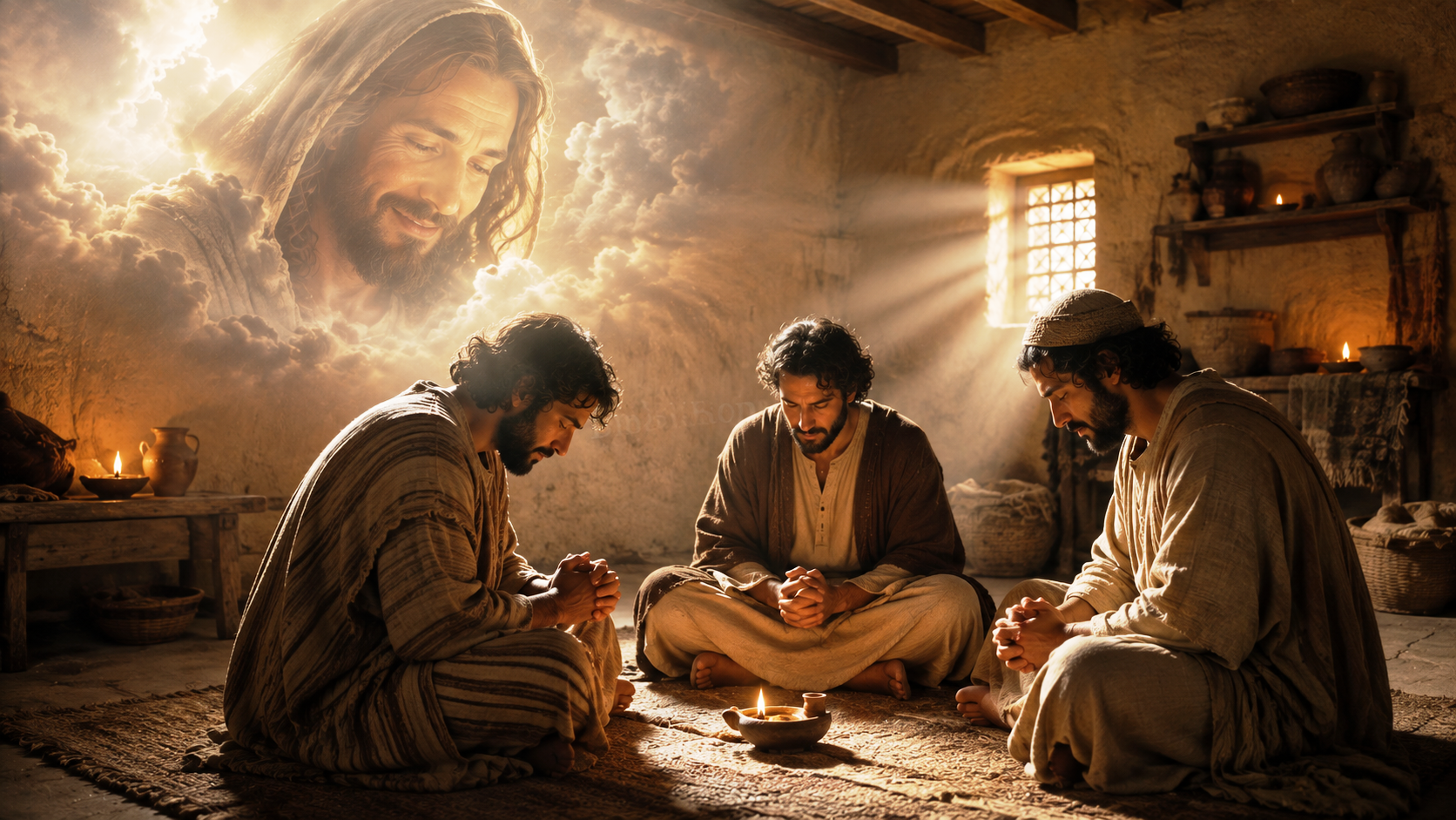 Matthew 18:20 - For where two or three are gathered together in my name, there I am in the middle of them.”